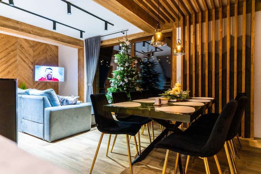 Zima w góralskiej  dolinie