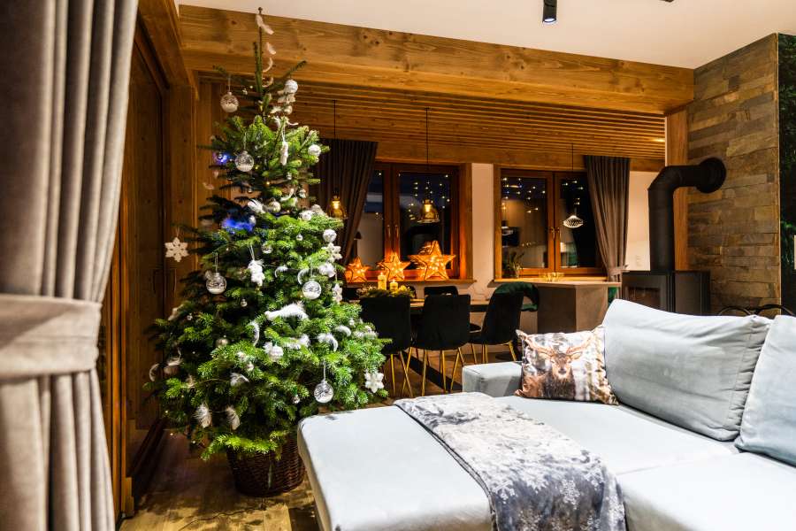 Zima w góralskiej  dolinie